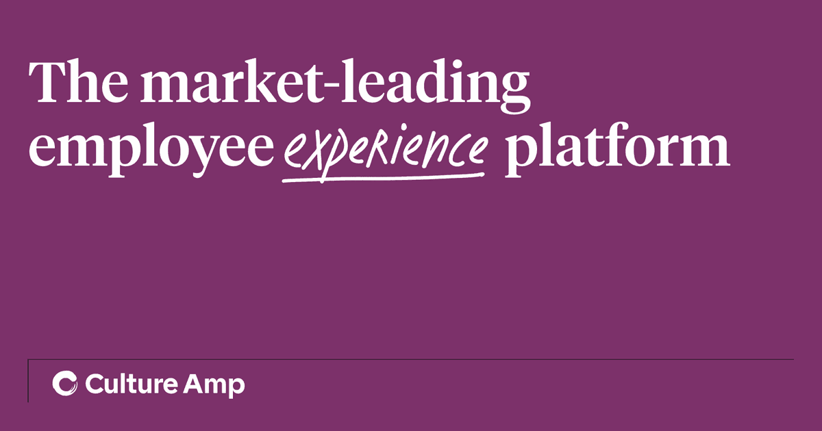 Culture Amp Engage product interface or official product visual