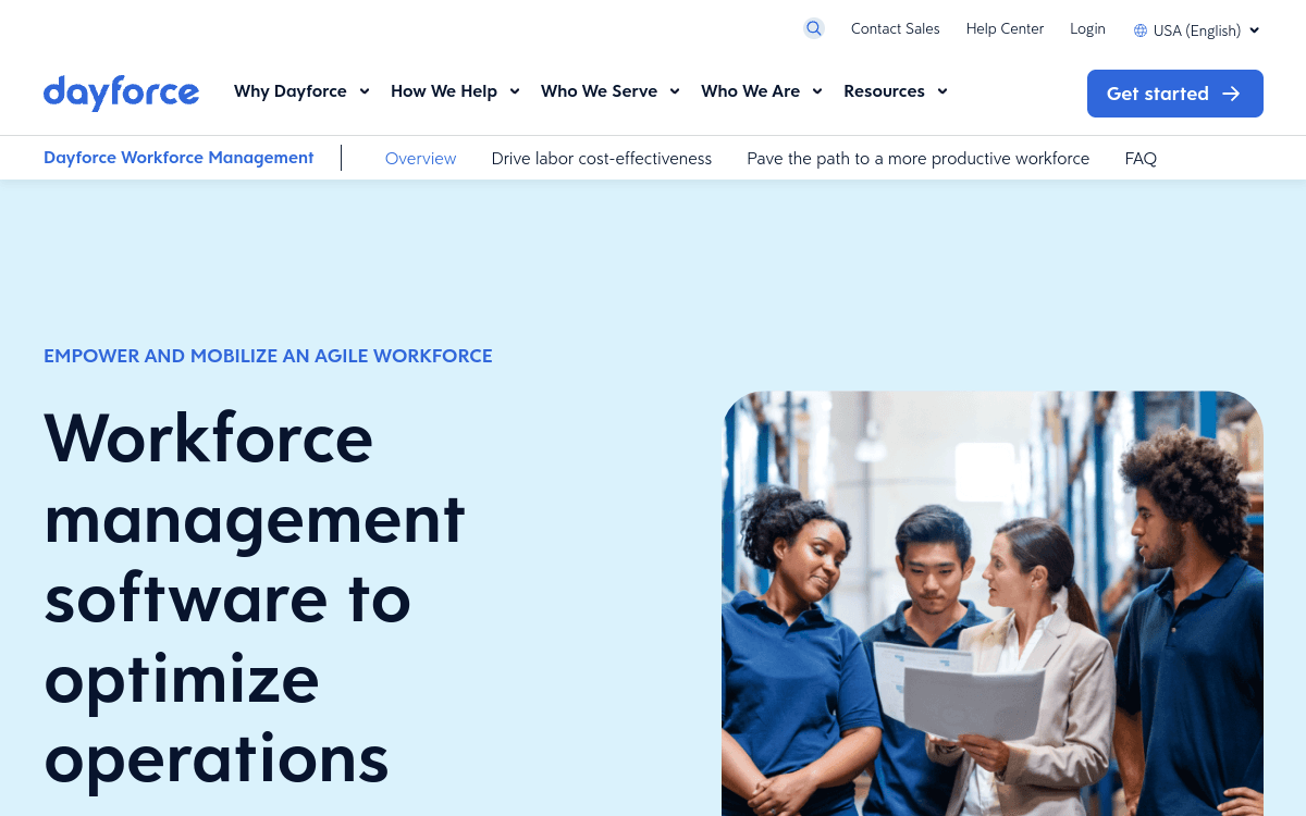Dayforce Workforce Management official product page